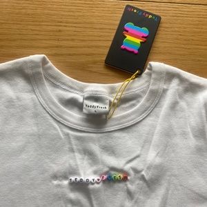Teddy Fresh Beaded Baby Tee